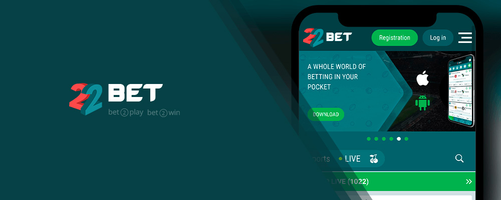 22Bet Casino mobile app