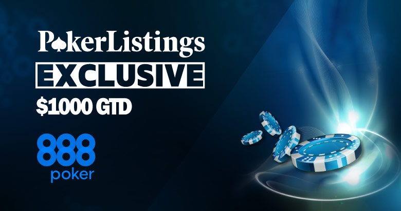 PokerListing’s Exclusive $1,000 GTD Tourney is Coming to 888poker!