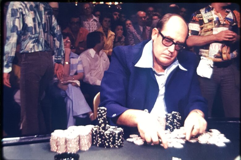 Doyle Brunson playing WSOP 1977