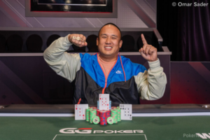 Jerry Wong, Winner of Event #33: $10,000 Razz Championship for $298,682