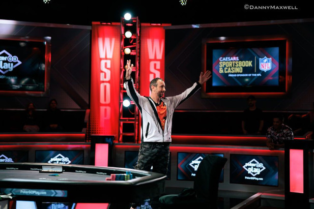 Brian Rast, the thrill of victory after his Poker Players Championship three-peat