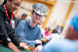 Cody Daniels is terminally ill and had a minor medical incident during Day 3 play but they managed to bag a stack for Day 4