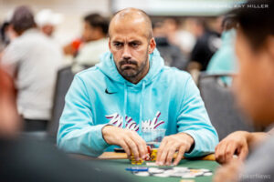 Jason Mercier already has a bracelet this year and is looking for another in the Main