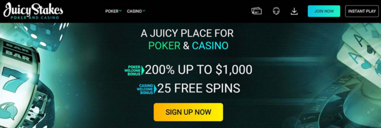 Juicy Stakes Casino Homepage 2023