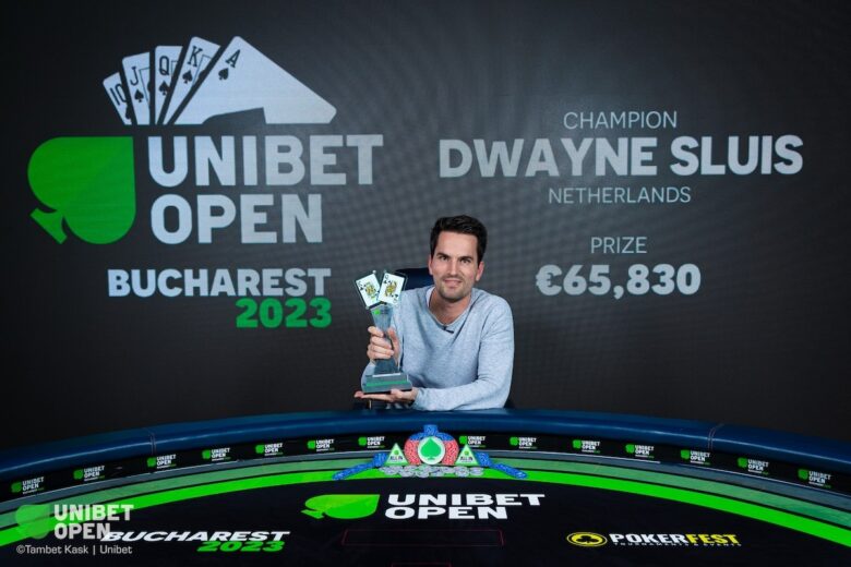 Dwayne Sluis, your Unibet Open Bucharest 2023 Main Event Champion!