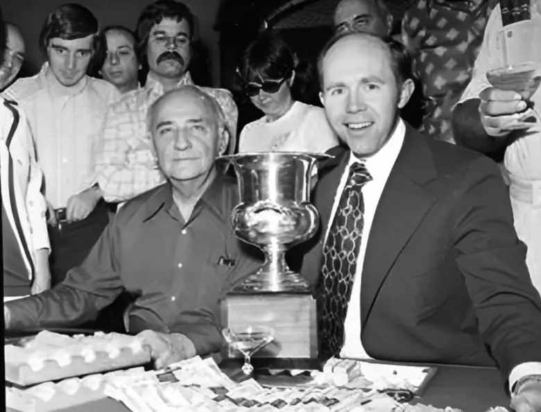 Johnny Moss after WSOP 1970