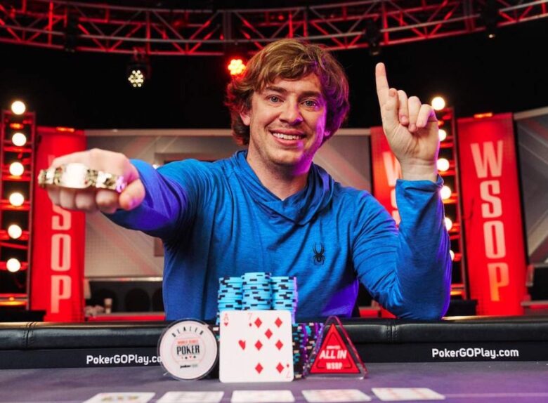 Christopher Brewer with a WSOP bracelet