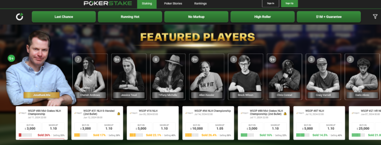 PokerStake Website 2024