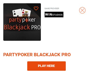 PartyPoker Blackjack game