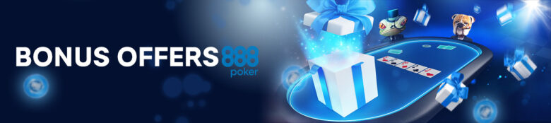 Check out the list of bonuses for 888poker players