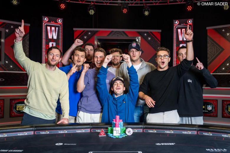 WSOP 2024 Nicholas Seward With Friends