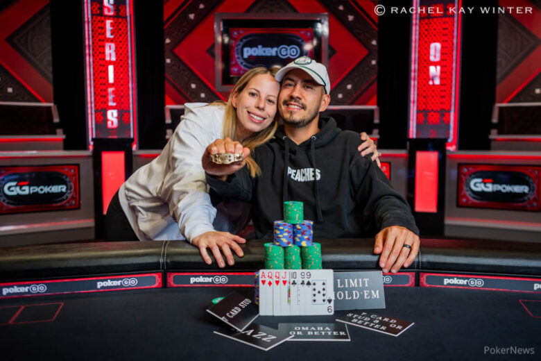 WSOP 2024 Phillip Hui With Wife 