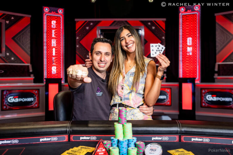 WSOP 2024 Sergio Aido With his Wife