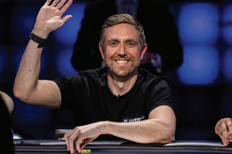 Andrew Neeme playing poker tournament