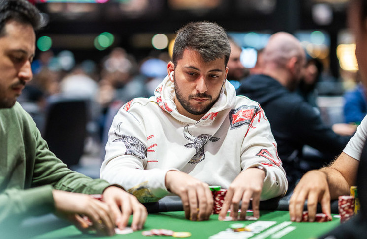 Boris Angelov playing poker