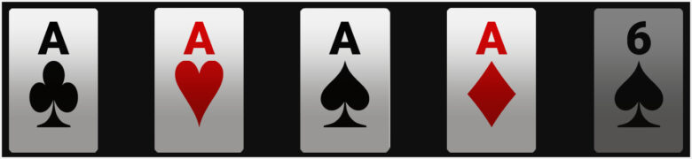 Four-of-a-Kind (Four Aces) example