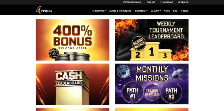 4Poker promotions