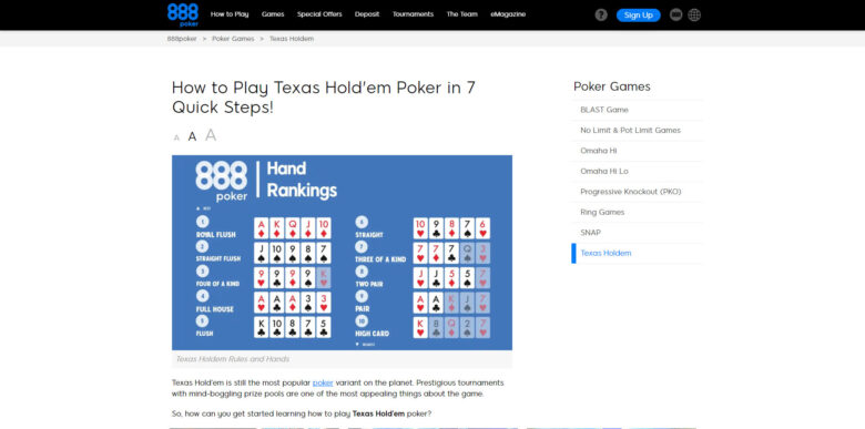 888poker guides