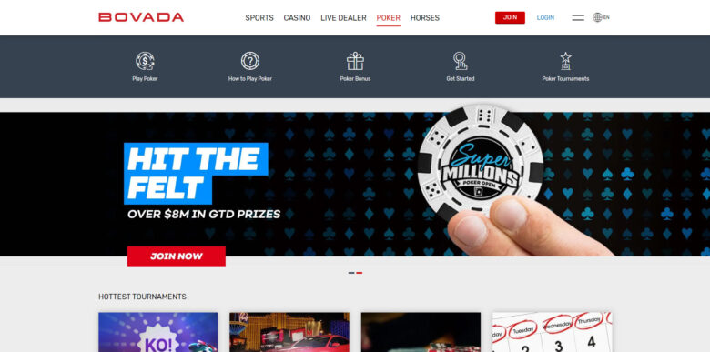 Bovada Poker official website