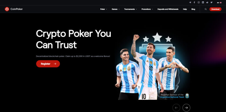 CoinPoker official website