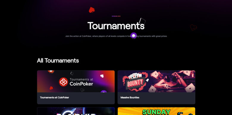 CoinPoker tournaments