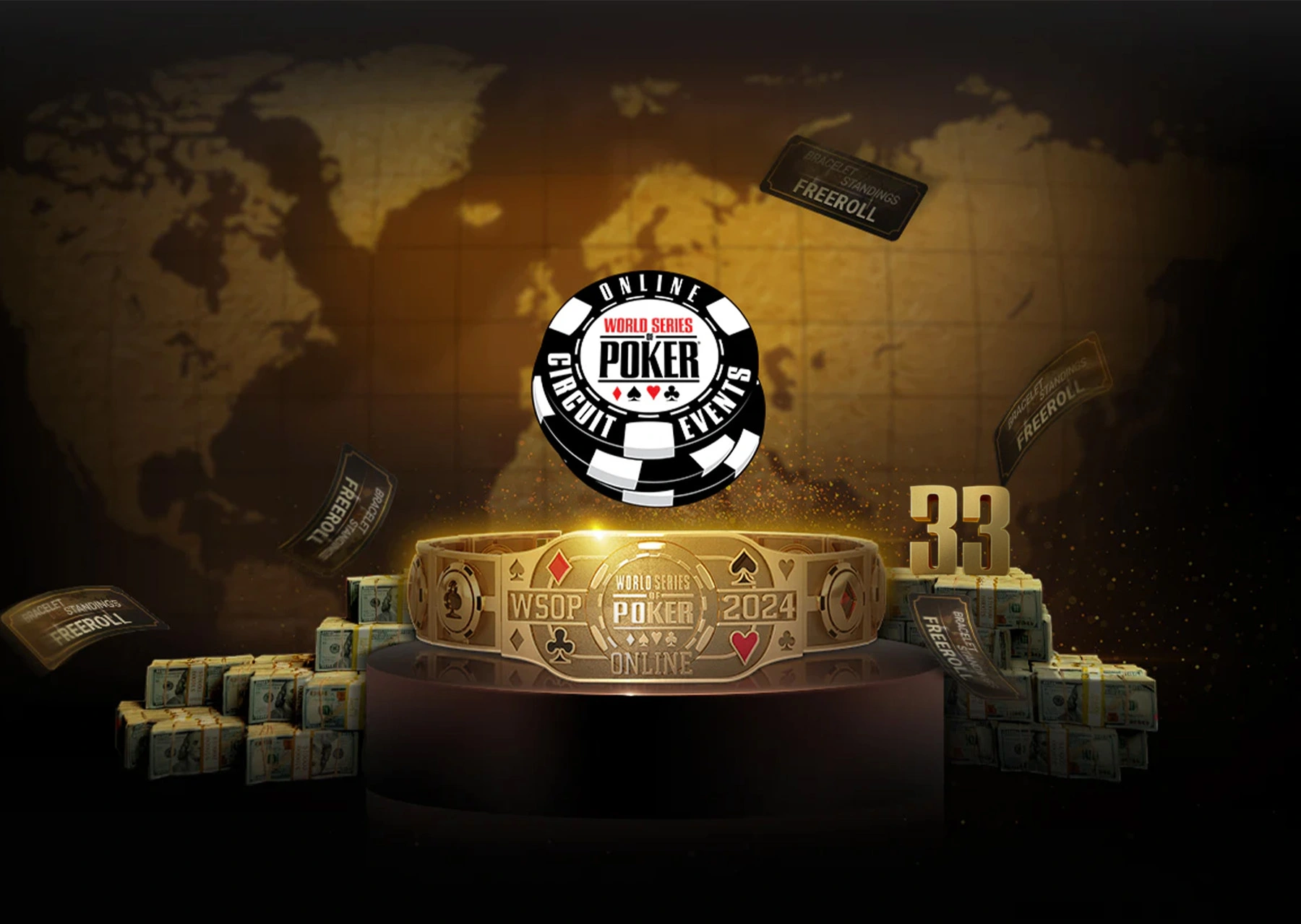 GGPoker Puts 33 Bracelets up for Grabs With 2024 WSOP Online Series