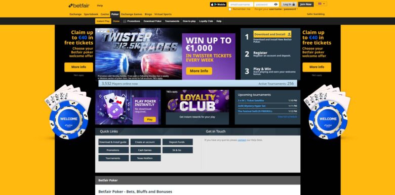 Betfair Poker official website