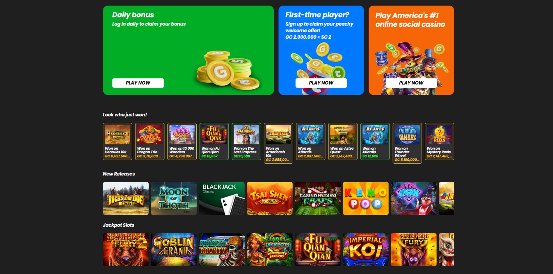 Chumba Casino official website