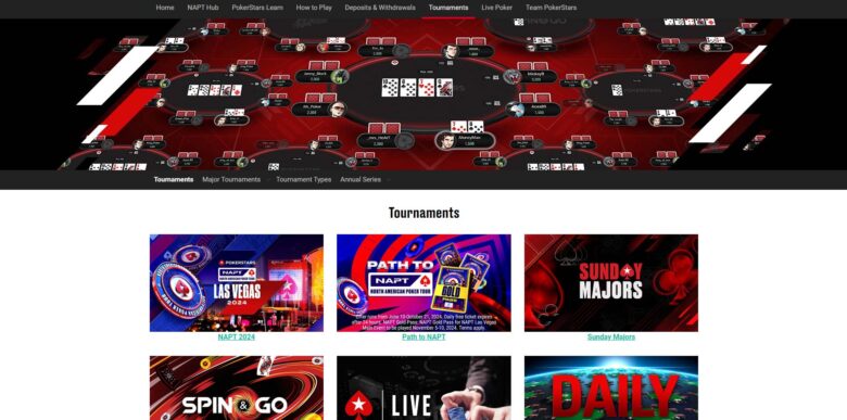 PokerStars New Jersey poker tournaments