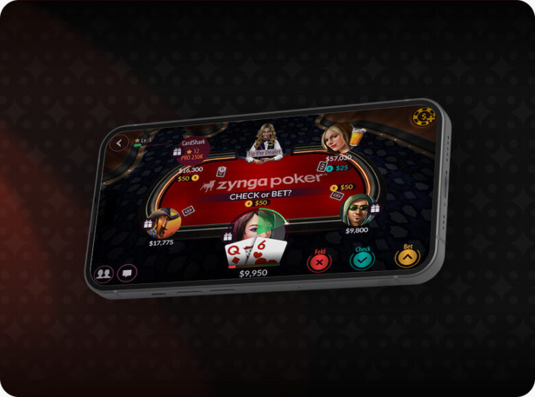 Zynga Poker mobile app