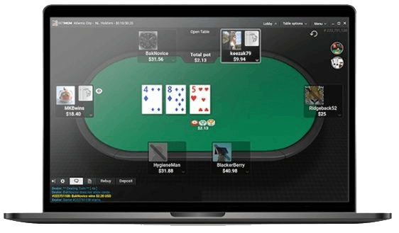 BetMGM Poker Computer Poker App.