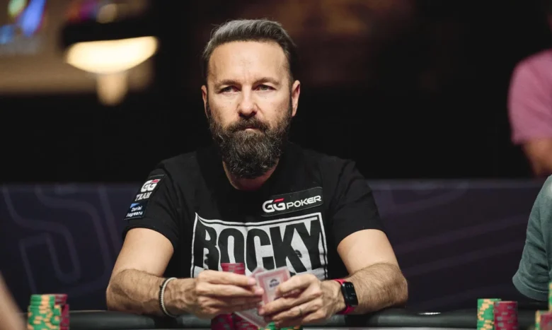 Daniel Negreanu at poker table