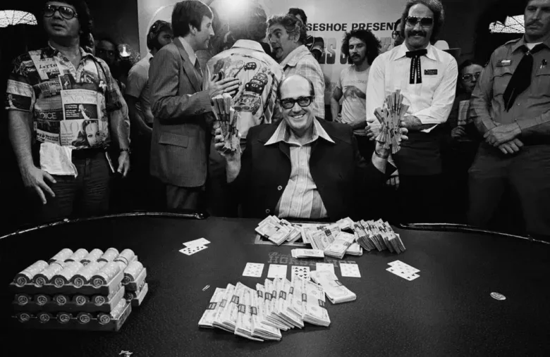 Doyle Brunson after winning WSOP