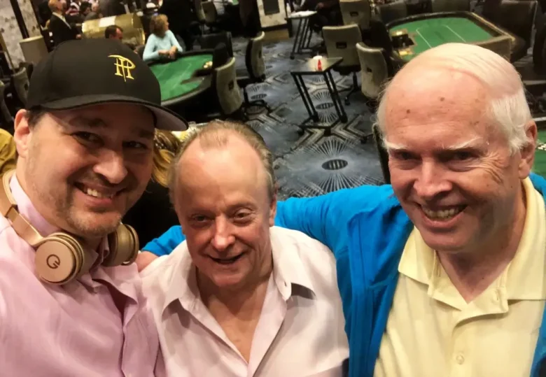 Phil Hellmuth, Robert Turner and Dan Harrington from @phil_hellmuth