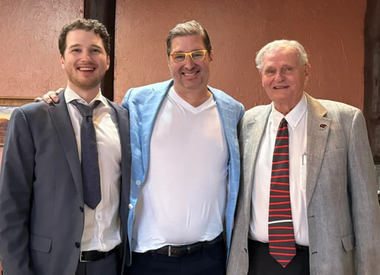 Phill Hellmuth with his father and his son