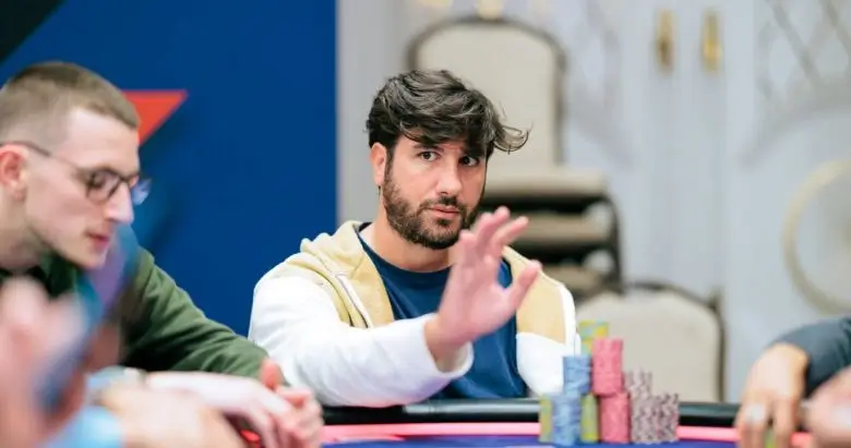 Dario Sammartino playing poker