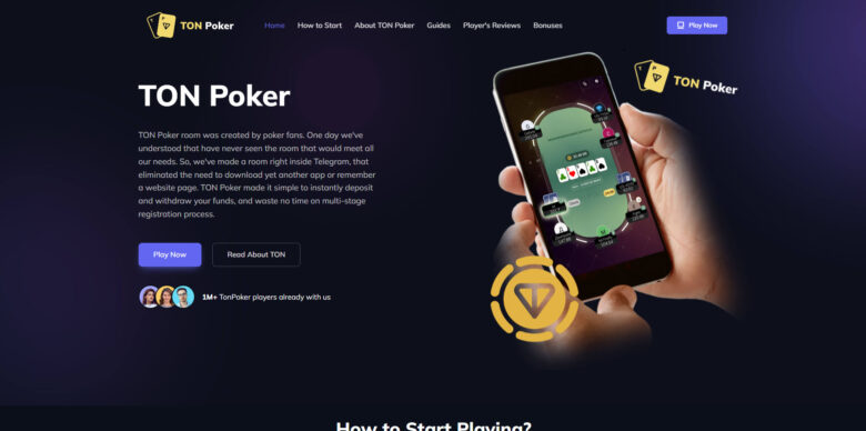 TON Poker official website