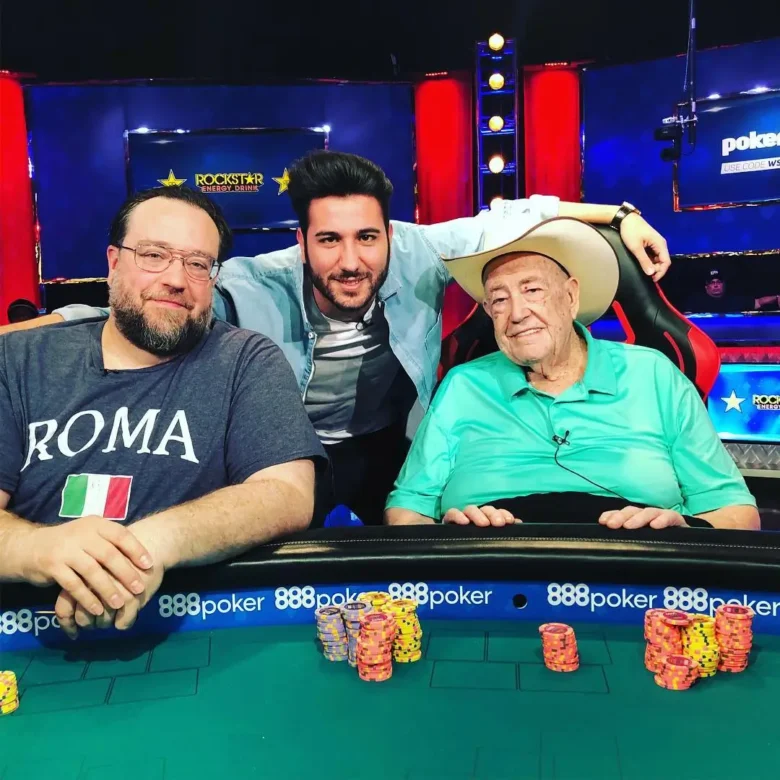 Dario Sammartino with Doyle Brunson