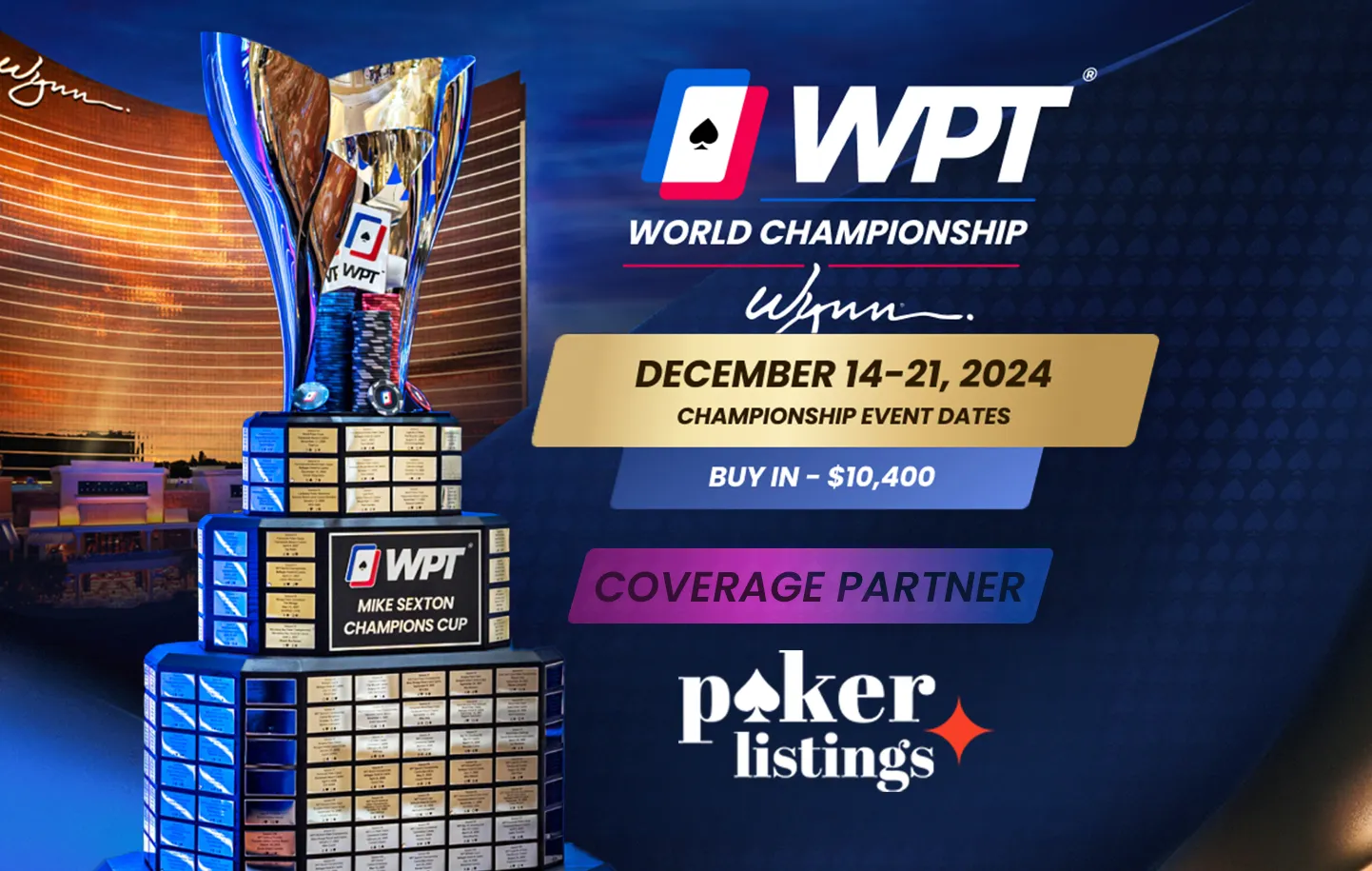 2024 WPT World Championship: Event Overview