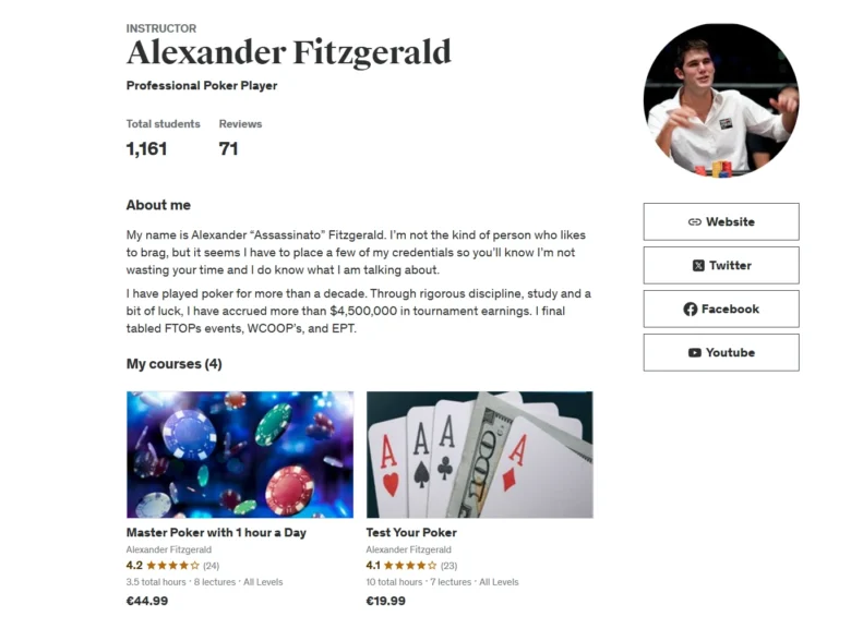 Alex Fitzgerald Coaching Page