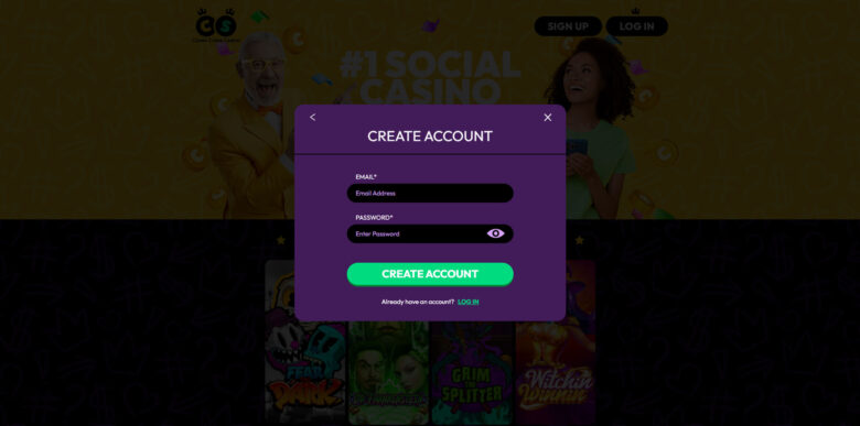 Crown Coins Casino sign up