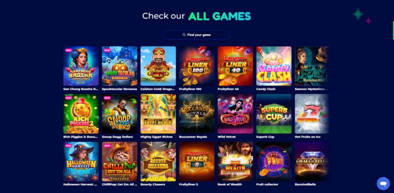 Funzcity Casino games selection