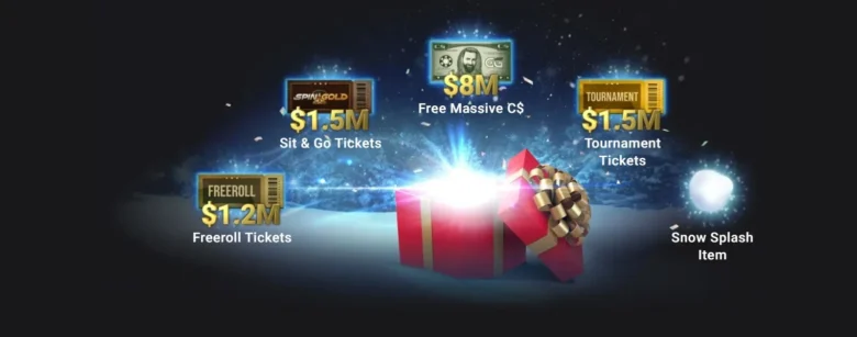 GGPoker 12 Days of Christmas Gift Boxes