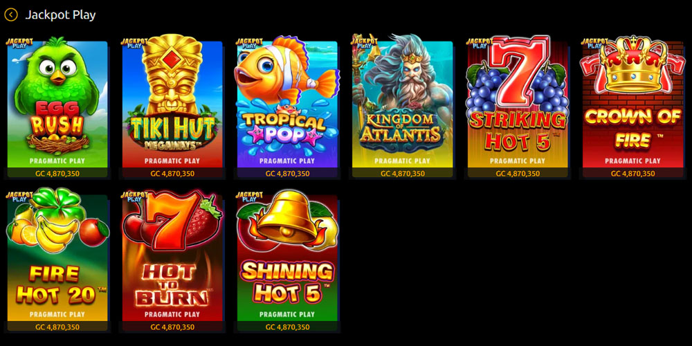 Jackpota Casino jackpots