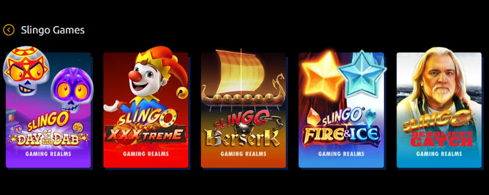 Jackpota Casino Slingo games