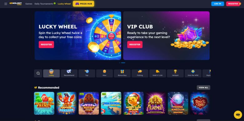 Nolimitcoins Casino main page