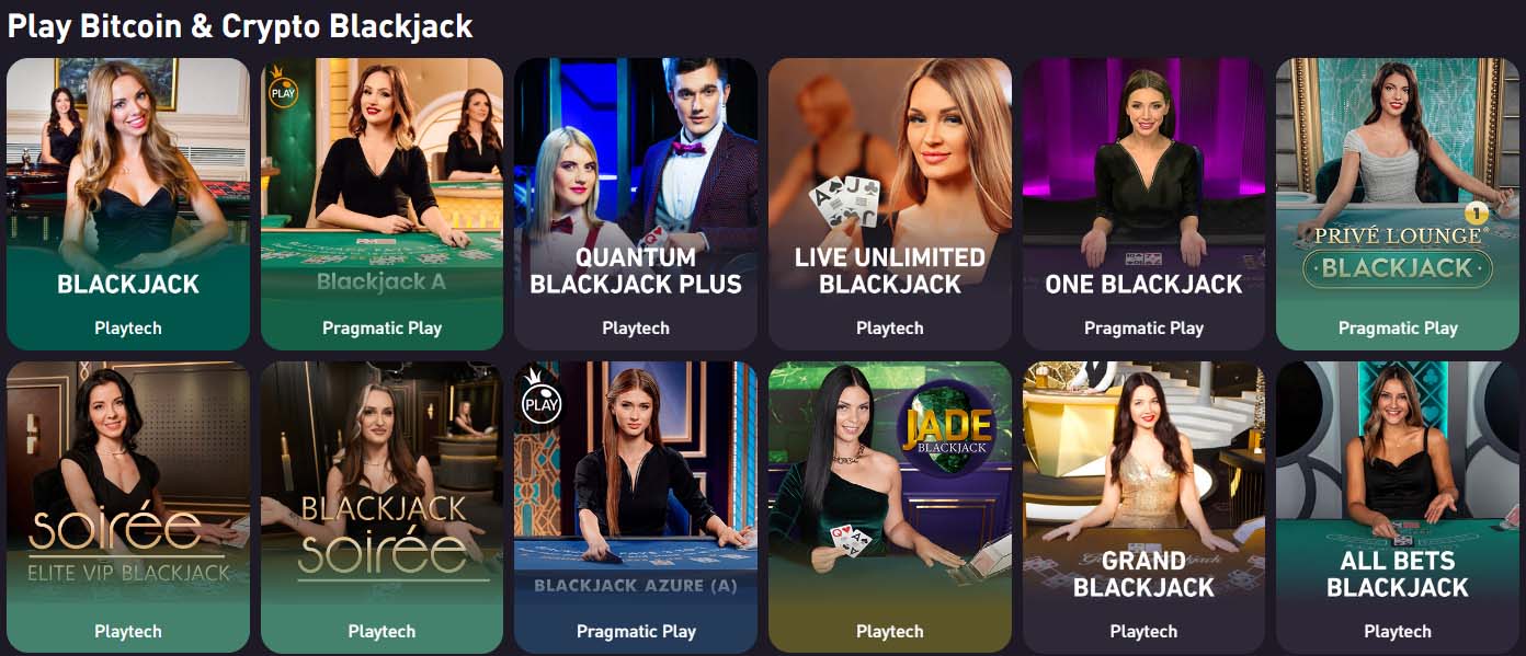 Rocketpot blackjack selection