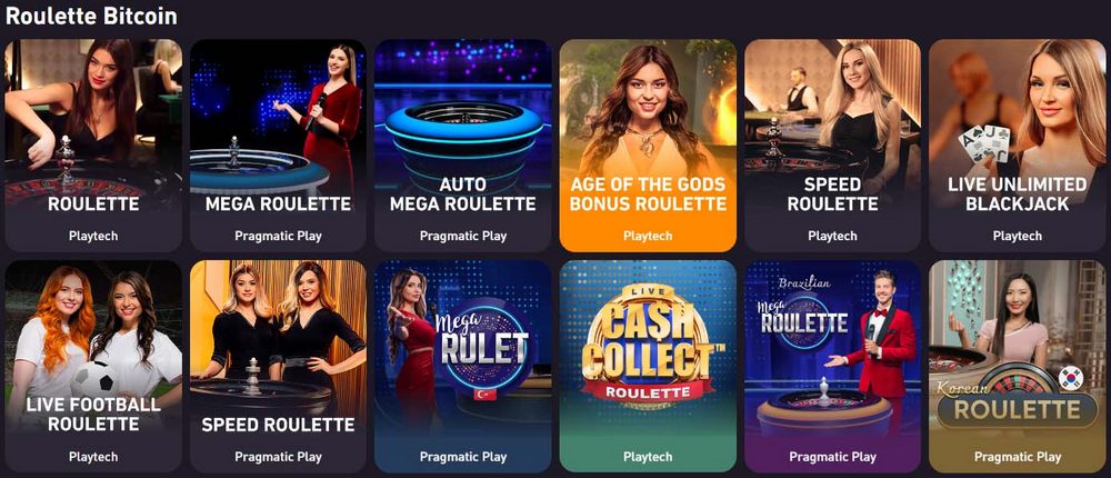 Rocketpot roulette games selection