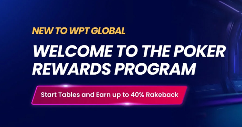 wpt global welcome to the poker rewards program