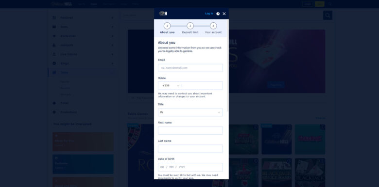 WilliamHill Casino sign up